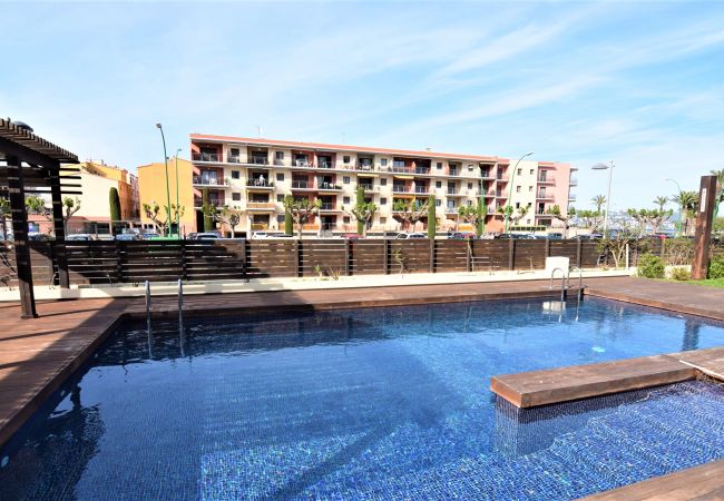 Apartamento en Empuriabrava - Apartamento de lujo cerca playa con vistas mar y piscina-204 