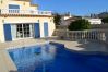 Casa en Empuriabrava - Casa individual para 6 personas con pìscina y jardín-wifi-385