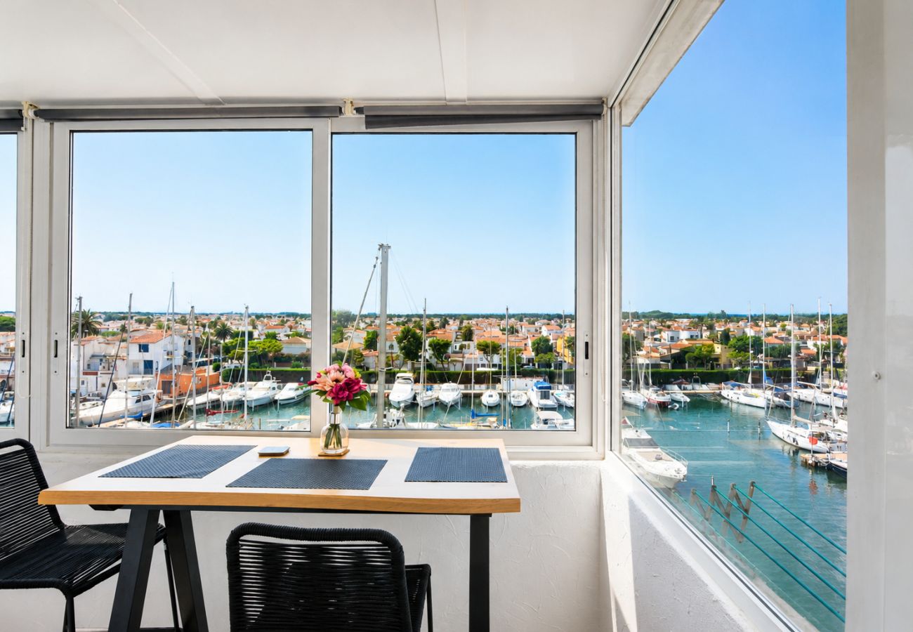 Studio in Empuriabrava - 396 – Studio mit Blick auf die Marina in Empuriabrava