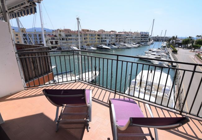 Ferienwohnung in Empuriabrava - 407-apartment mit Kanalblick