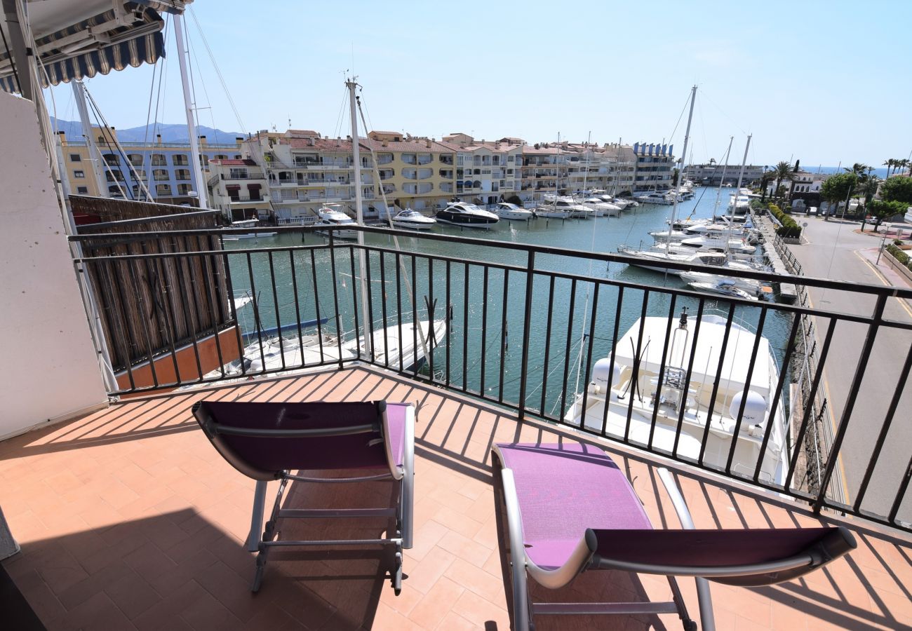 Ferienwohnung in Empuriabrava - 407-apartment mit Kanalblick