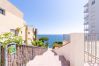 Apartment in Rosas / Roses - Apartment in first line of the sea with parking , pool and sea's view-416