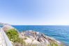 Apartment in Rosas / Roses - Apartment in first line of the sea with parking , pool and sea's view-416