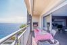 Apartment in Rosas / Roses - Apartment in first line of the sea with parking , pool and sea's view-416