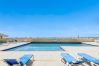 Apartment in Rosas / Roses - Apartment in first line of the sea with parking , pool and sea's view-416