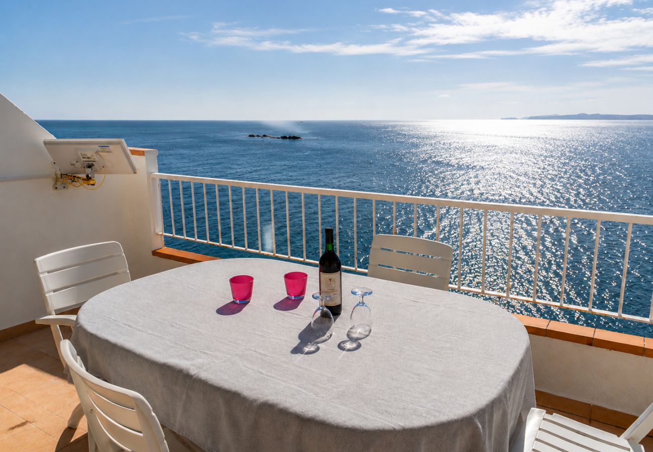 Appartement à Rosas / Roses - 298-Magnifique appartement avec vue mer et piscine