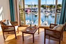 Studio à Empuriabrava - 358-Grand studio avec vue canal et mer